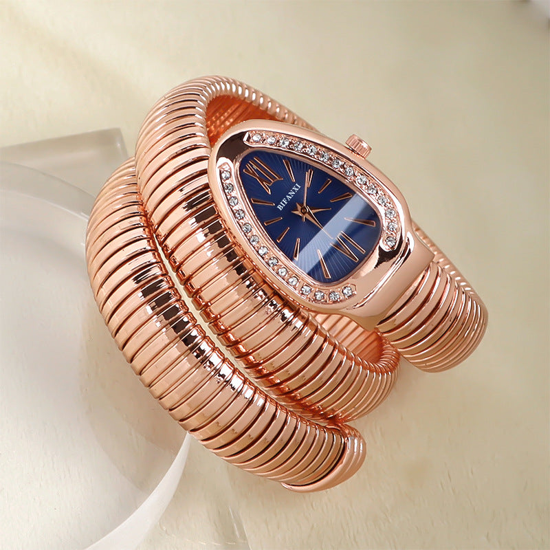 Fashion Snake Bracelet Quartz Watch