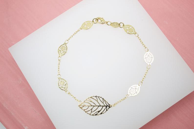 Nature Leaf Bracelet-0