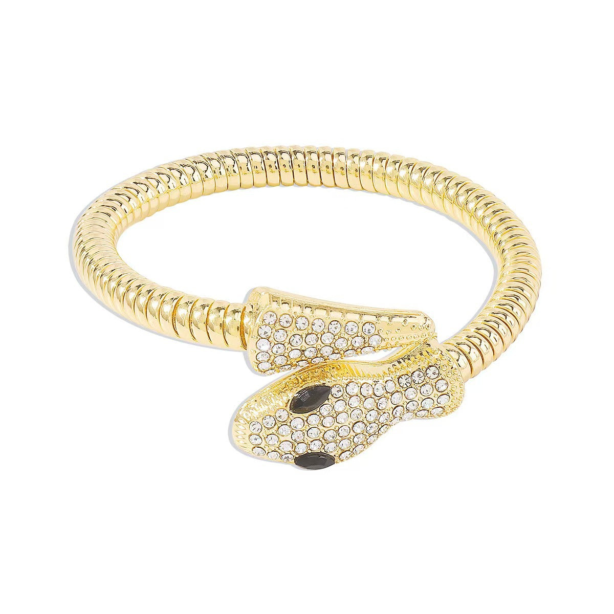 Female alloy snake-shaped bracelet