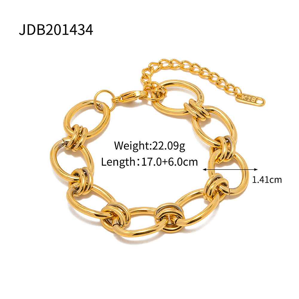 Electroplated Stainless Steel Bracelet