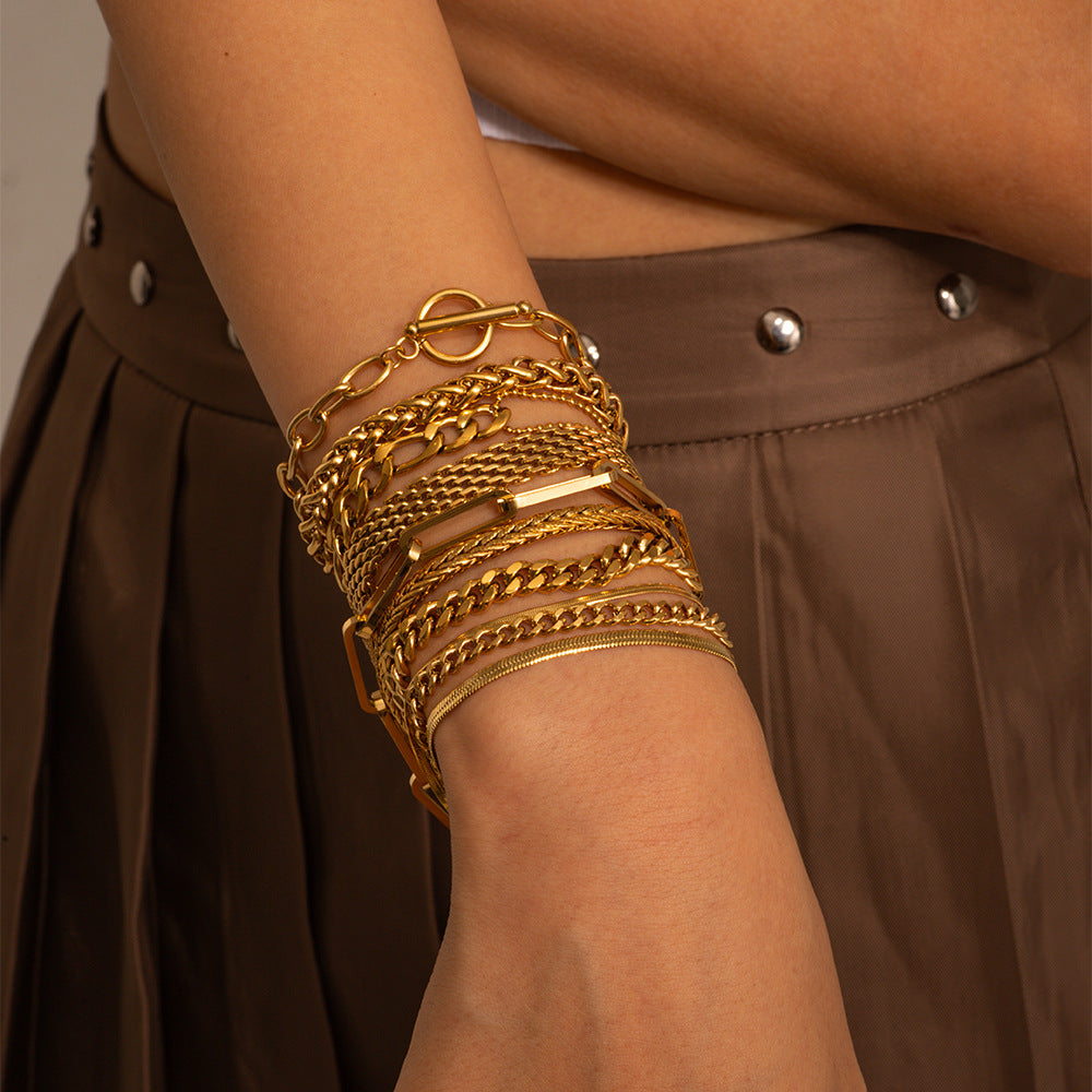 Electroplated Stainless Steel Bracelet