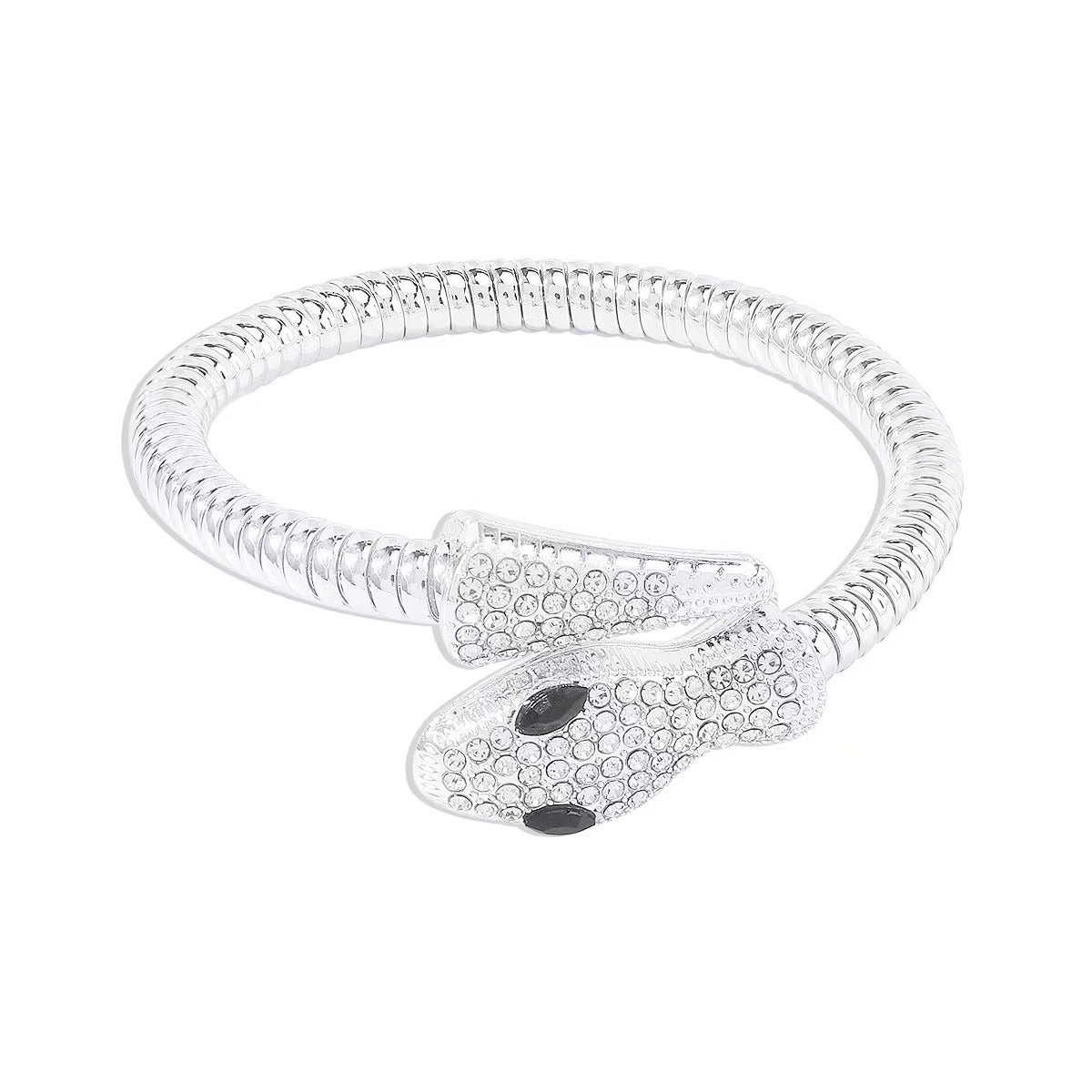 Female alloy snake-shaped bracelet