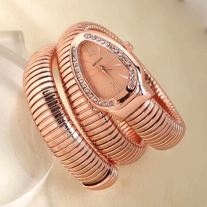 Fashion Snake Bracelet Quartz Watch