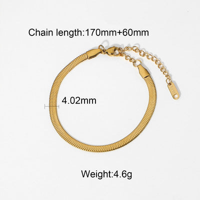Electroplated Stainless Steel Bracelet