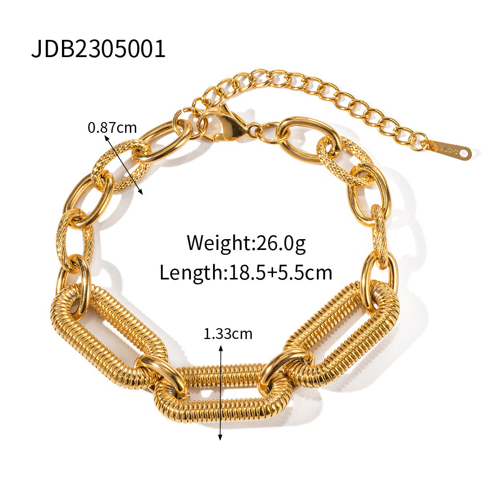 Electroplated Stainless Steel Bracelet