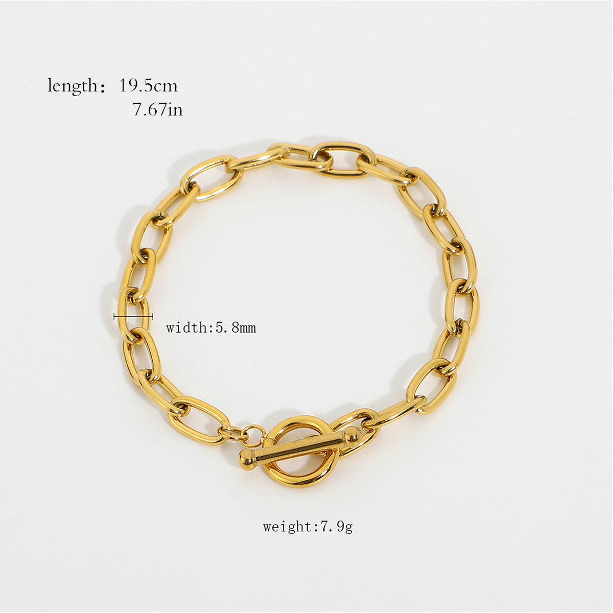 Electroplated Stainless Steel Bracelet