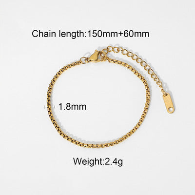Electroplated Stainless Steel Bracelet