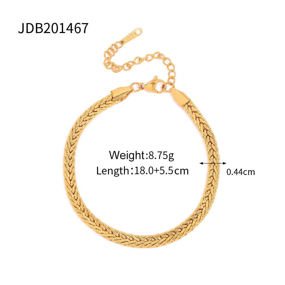 Electroplated Stainless Steel Bracelet