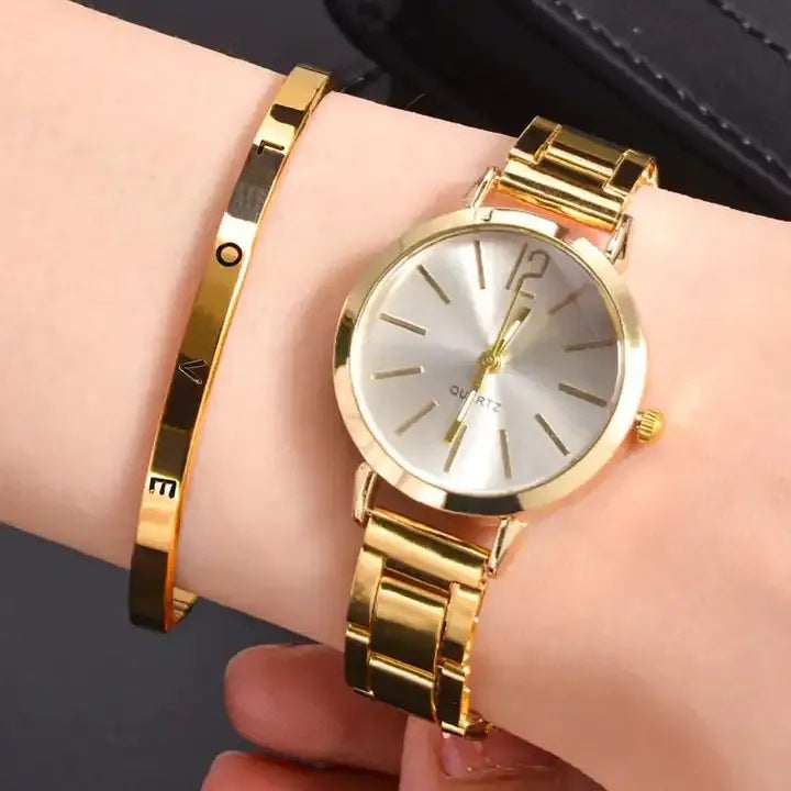 High-quality steel bracelet ladies' watch