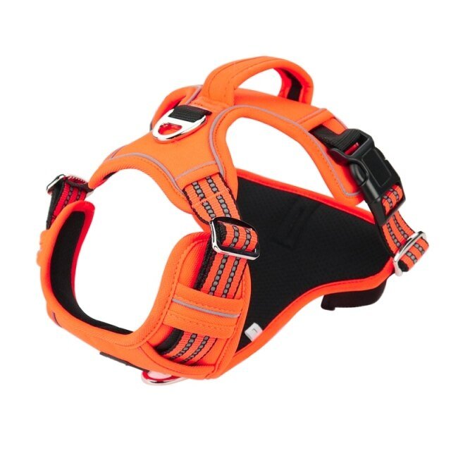 Dog Soft Adjustable Harness Pet Large Dog Walk Out Harness Vest Collar Hand Strap for Small Medium Large Dogs