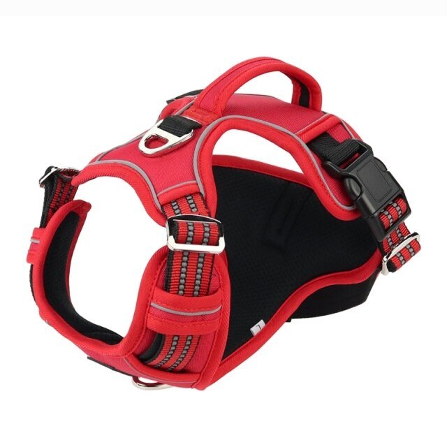 Dog Soft Adjustable Harness Pet Large Dog Walk Out Harness Vest Collar Hand Strap for Small Medium Large Dogs