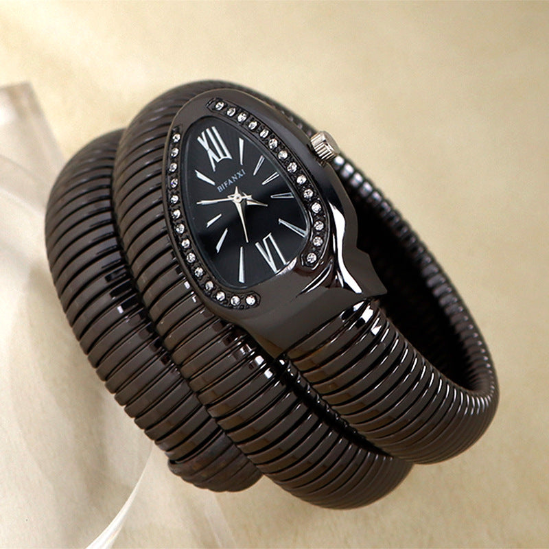 Fashion Snake Bracelet Quartz Watch