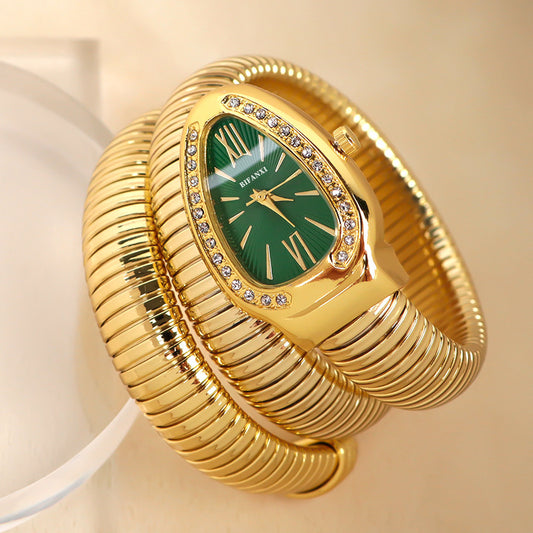 Fashion Snake Bracelet Quartz Watch