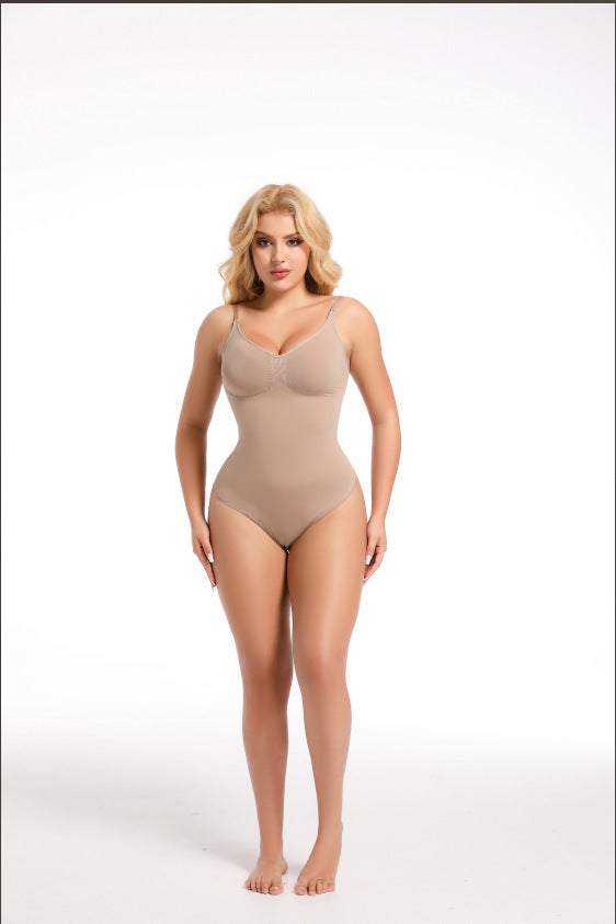 Women's Nylon Shaping Bodysuit with Tummy Control