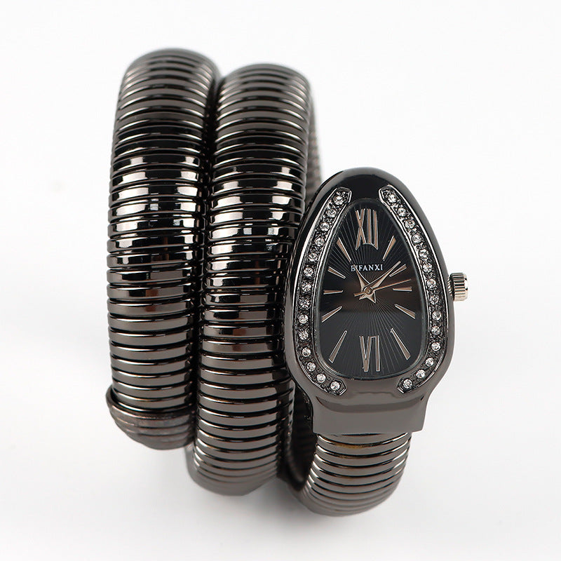 Fashion Snake Bracelet Quartz Watch